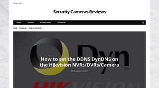 How to set the DDNS DynDNS on the Hikvision NVRs/DVRs/Camera ...