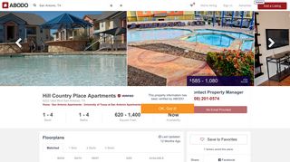 Hill Country Place Apartments San Antonio, TX - Abodo