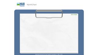 View in English - My HillChart - Login Page