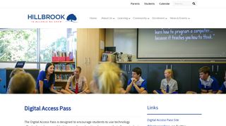 Digital Education - Hillbrook Anglican School