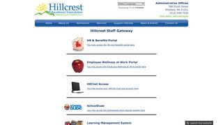Staff Login - Hillcrest Educational Centers Pittsfield, MA, Lenox, MA ...