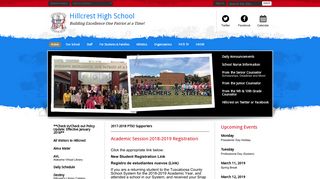 Hillcrest High School / Homepage - Tuscaloosa County School System