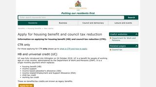 London Borough of Hillingdon - Apply for housing benefit and council ...