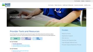 Hill Physicians Providers Provider Resources