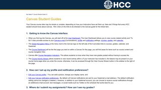 Canvas Student Guide (1) - Hillsborough Community College - HCC