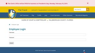 Employee Login | Hillsborough County Clerk
