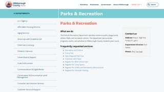 Hillsborough County - Parks & Recreation