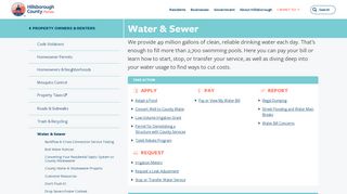 Hillsborough County - Water & Sewer