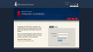 Log-in to view Hillsdale's Online Courses - Hillsdale College