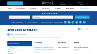 Hilton Careers - Search Results