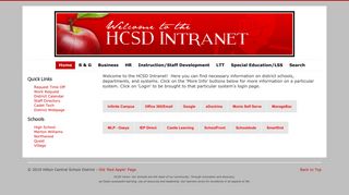 Hilton Central School District - the Intranet
