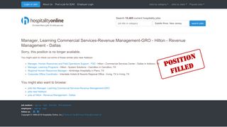Manager, Learning Commercial Services-Revenue Management-GRO
