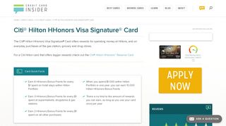 Citi® Hilton HHonors™ Visa Signature® Card - Credit Card Insider