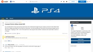 Connect Ps4 to Hilton Hotel Wifi : PS4 - Reddit