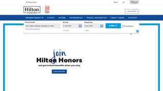 Hilton Honors - A Hotel Rewards Program