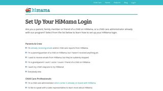 HiMama - Join HiMama as a parent, guardian, family member or friend