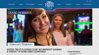 Grand Rewards | Grand Casino MN - Grand Casino Hinckley