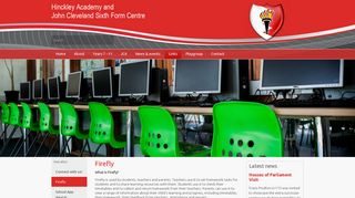 Firefly | Hinckley Academy and John Cleveland Sixth Form Centre