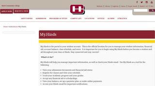 myhinds - Hinds Community College