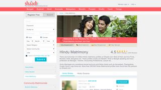 Hindu Matrimonials - No 1 Site for Hindu Matrimony Matrimonials ...