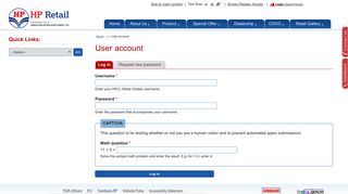 User account | HPCL Retail Outlets, India