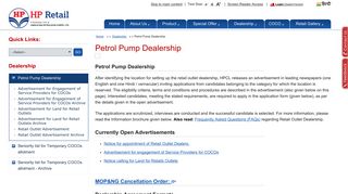 Petrol Pump Dealership | HPCL Retail Outlets, India
