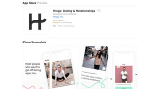 Hinge: Dating & Relationships on the App Store - iTunes - Apple