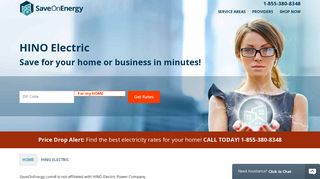 HINO Electric | Shop Texas Electricity Companies - SaveOnEnergy.com