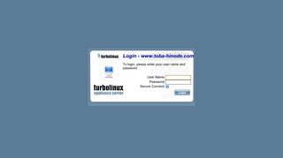 Login - Turbolinux Appliance Server - www.toba-hinode.com