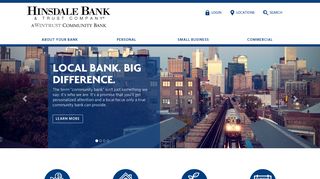 Hinsdale Bank & Trust: Welcome