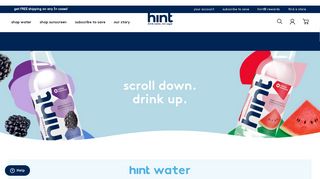Water Delivery Service - Buy Hint Water Online | DrinkHint.com ...