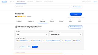 Working at HealthFair: Employee Reviews | Indeed.com