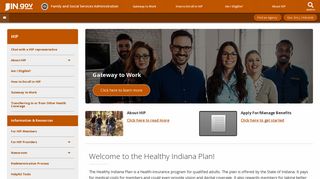Healthy Indiana Plan: HIP - IN.gov