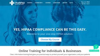 Online HIPAA Compliance Training - Compliance Made Easy!