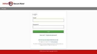 Client Login - HIPAA Secure Now!