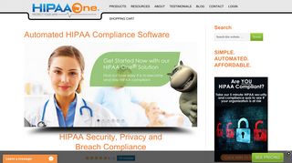 HIPAA One software - SIMPLE.AUTOMATED.AFFORDABLE