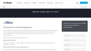 Hipchat Single Sign On (SSO) - Active Directory Integration - LDAP ...