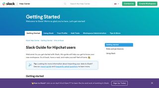 Slack Guide for Hipchat users – Slack Help Center