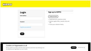 Login To Your Account - HIPPO Waste Management