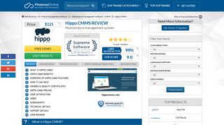 Hippo CMMS Reviews: Overview, Pricing and Features