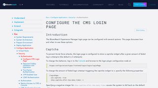 Configure the CMS Login Page - Enterprise Java ... - Hippo CMS