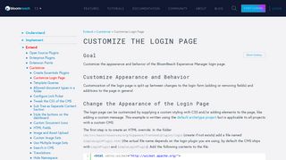 Customize the Login Page - Enterprise Java Content ... - Hippo CMS