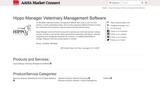 Hippo Manager Veterinary Management Software | AAHA Market ...