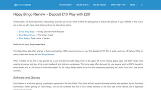 Hippy Bingo | Deposit £10 Play with £20 - Boomtown Bingo