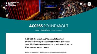 ACCESS Roundabout - Roundabout Theatre Company