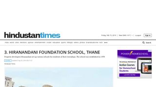 3. HIRANANDANI FOUNDATION SCHOOL, THANE | mumbai news ...