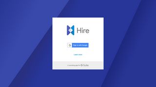 Sign in - Hire