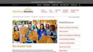 Hire Houston Youth - Workforce Solutions