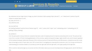 Services & Benefits – Trojan Labor