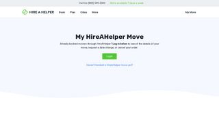 My Move: Customer Login - HireAHelper.com